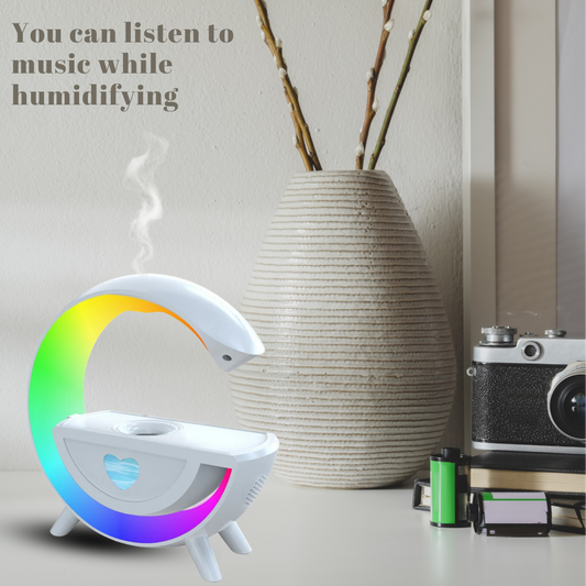 Anti-Gravity Humidifier 350ml | Bluetooth 5.0 Speaker | RGB
