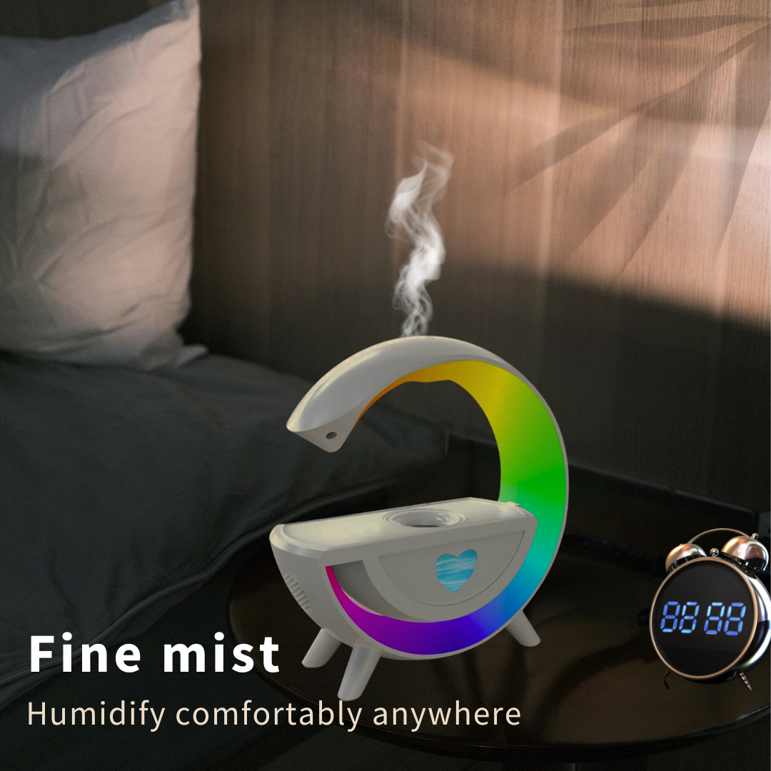 Anti-Gravity Humidifier 350ml | Bluetooth 5.0 Speaker | RGB