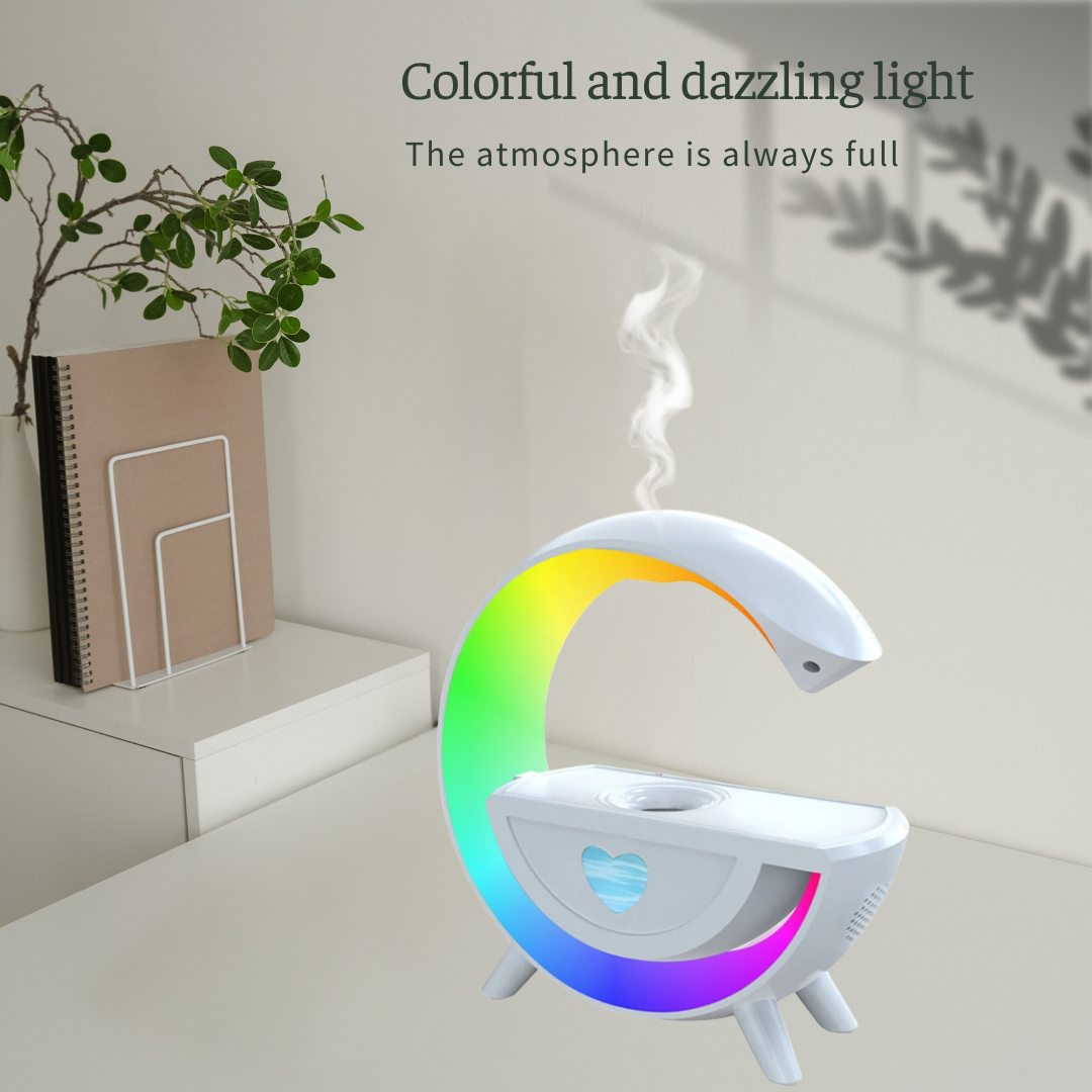 Anti-Gravity Humidifier 350ml | Bluetooth 5.0 Speaker | RGB