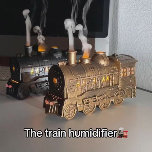 300ML Train Humidifier | Ultrasonic Aroma Diffuser | USB & Jellyfish Effect